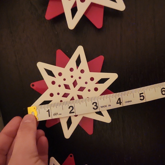 Ikea Strala red and white light up stars - Picture 6 of 11